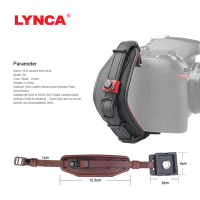 LYNCA E6 Camera Wrist Strap (FITS MOST DSLR CAMERAS)