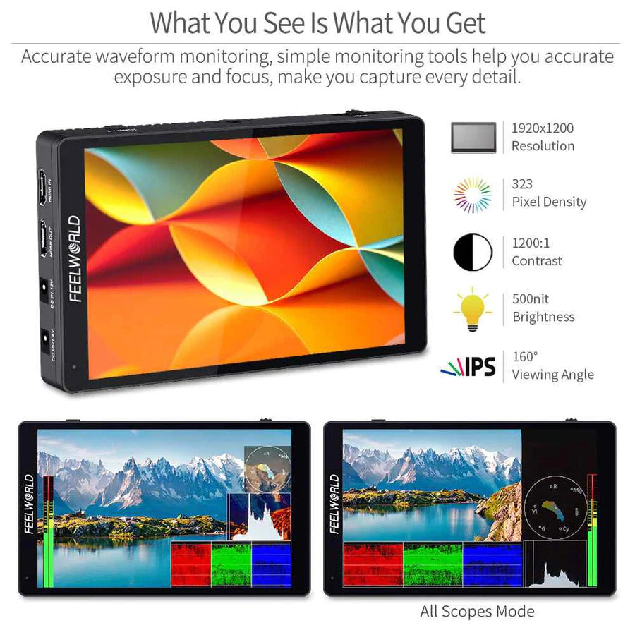 Feelworld F7 Pro IPS PANEL 7" Touchscreen Monitor