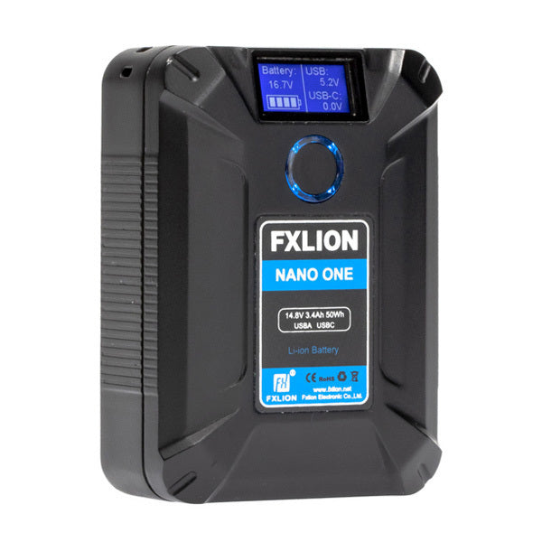 Fxlion NANO ONE 50Wh 14.8V V-Mount Battery with USB Output