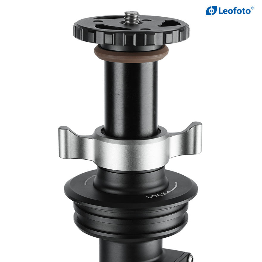 Leofoto Geared Center Column GC-404C With 100mm Bowl Adaptor