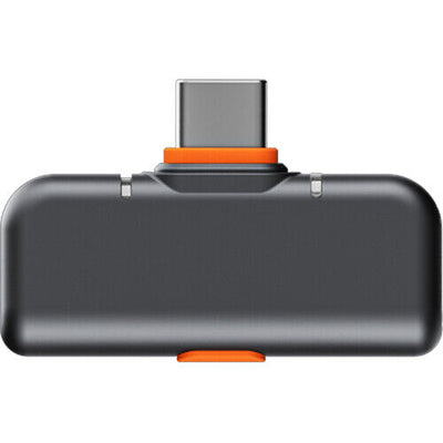 Hollyland LARK M2S Wireless Receiver with USB-C Connector for Mobile Devices (2.4 GHz, Shine Charcoal)
