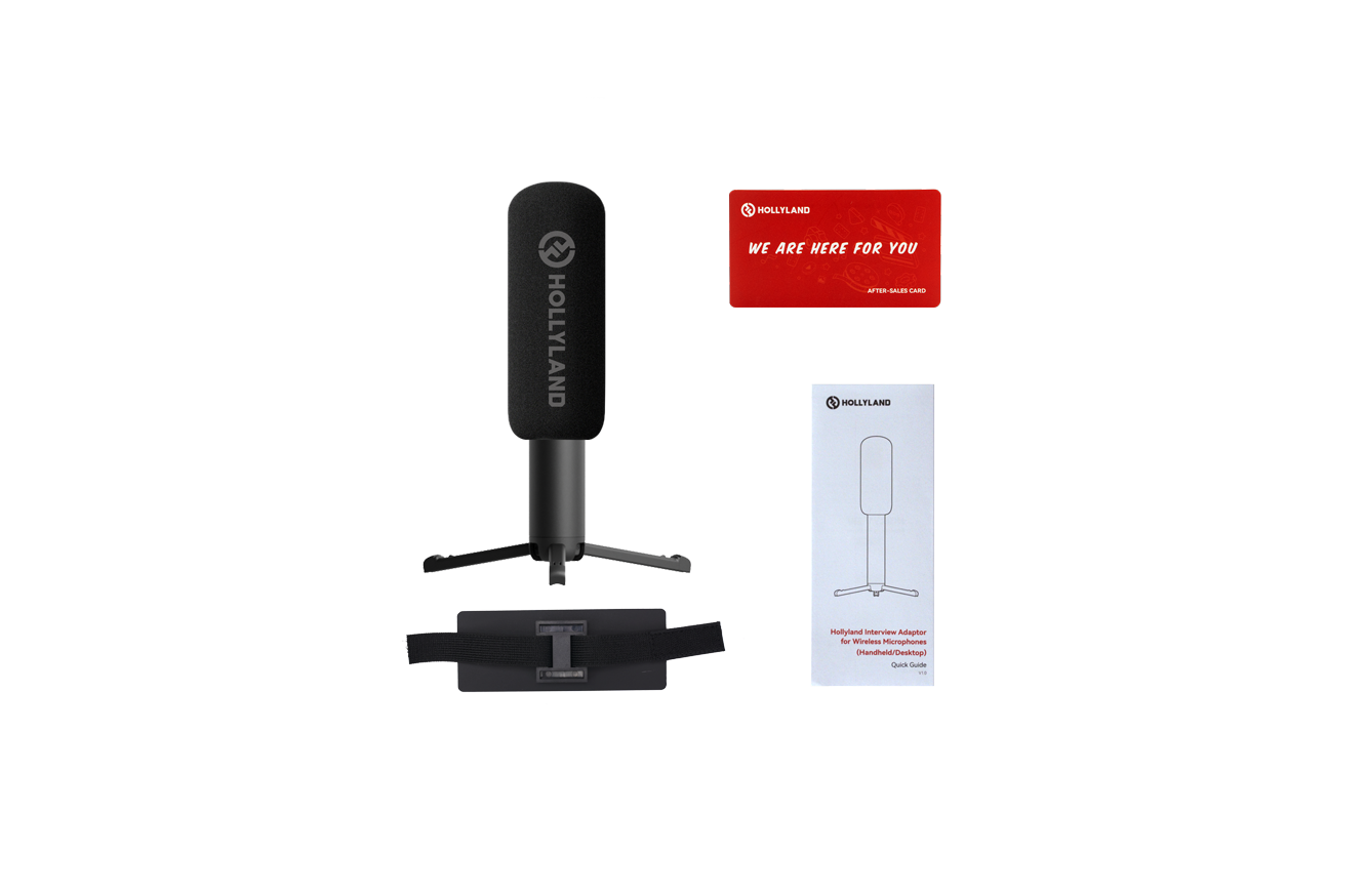 Hollyland Handheld Interview Adapter for Wireless Microphones