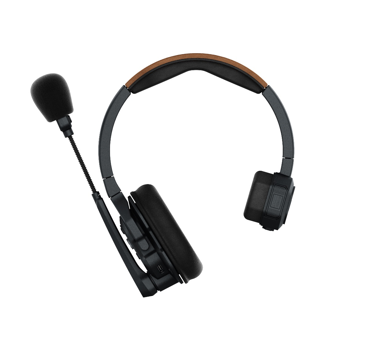 Hollyland Solidcom SE Global 2S 2-Person Full-Duplex Single-Ear Noise-Cancelling Headset Intercom System (2.4 GHz)