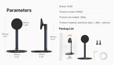 Ulanzi HP002 Magnetic Desk iPhone Stand