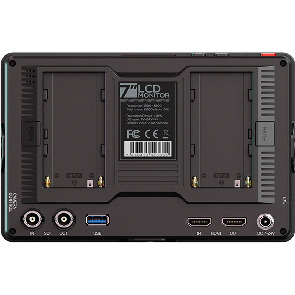 Lilliput HT7S 7" 4K IPS Monitor with 2000 nits Brightness and LANC Camera Control