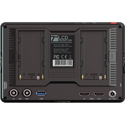 Lilliput HT7S 7" 4K IPS Monitor with 2000 nits Brightness and LANC Camera Control
