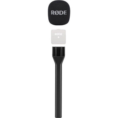 RODE Interview GO Handheld Mic Adapter for Wireless Clip-On Transmitter (Black)