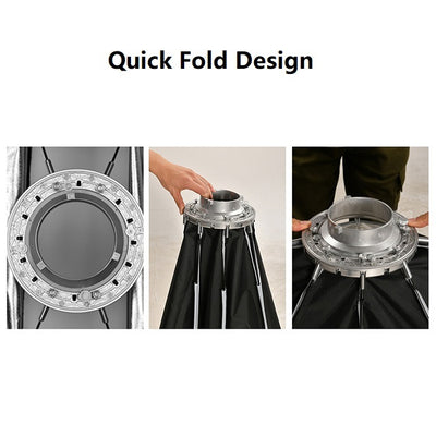 Jinbei 100cm QuickFold Octagonal Softbox with Grid