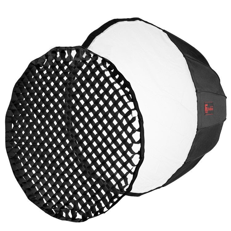 JINBEI 90cm Quick Fold Deep Parabolic Softbox With Grid - Bowens