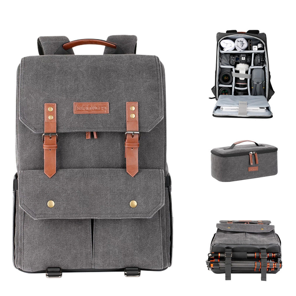 KF Concept Pro DSLR Camera and Laptop Backpack 18L Grey