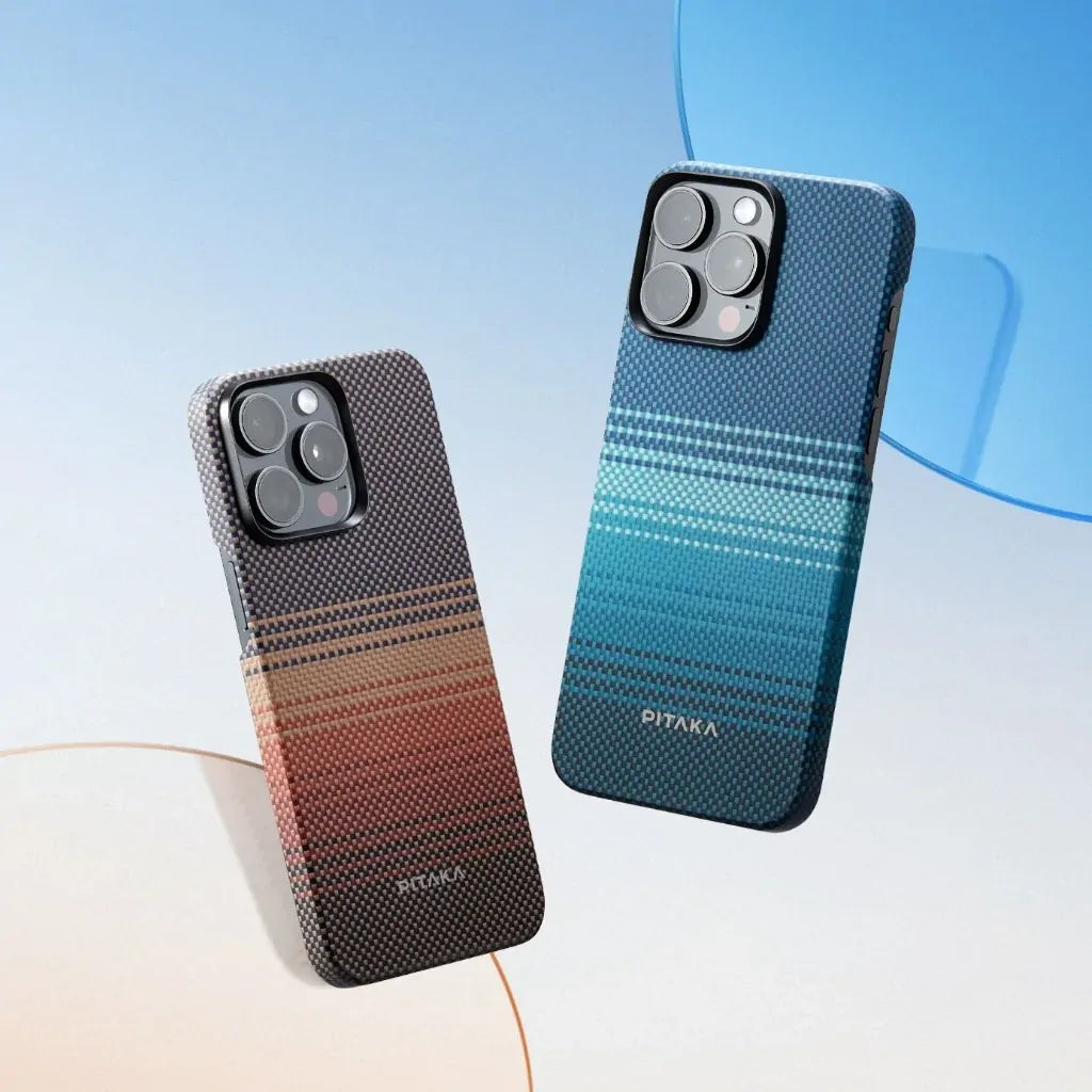 PITAKA Aramid Fibre Ultra-Slim Case for iPhone 15 Pro Moonrise