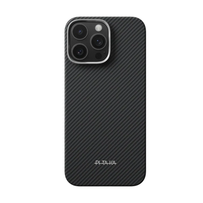PITAKA Aramid Fibre Ultra-Slim Case for iPhone15 Pro Black/Grey
