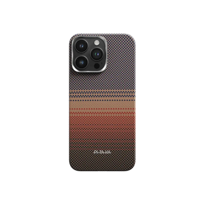 PITAKA Aramid Fibre Ultra-Slim Case for iPhone 15 Pro Max Sunset