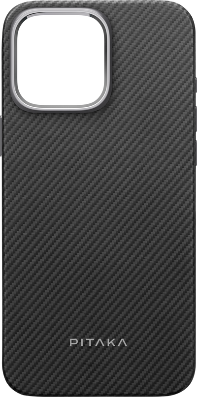 PITAKA Aramid Fibre UltraGuard Case for iPhone 16 Pro Max Black/Grey