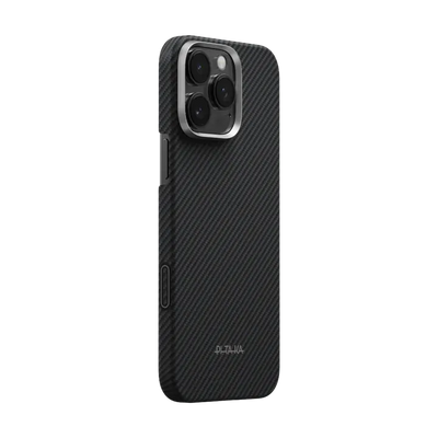 PITAKA Aramid Fibre Ultra-Slim Case for iPhone 16 Pro Max Black/Grey