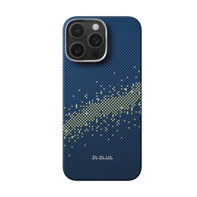 PITAKA Aramid Fibre Ultra-Slim Case for iPhone 16 Pro Milky Way Galaxy