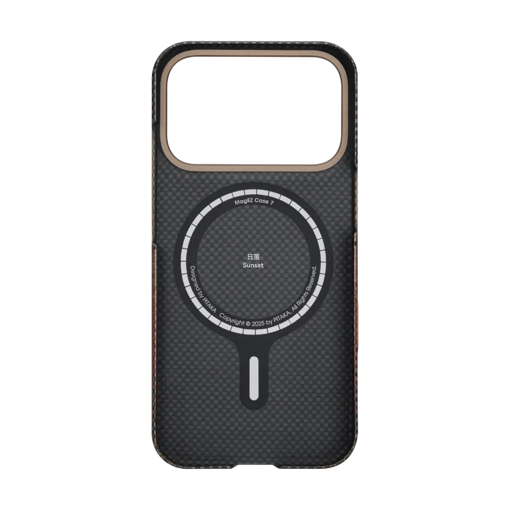 PITAKA Aramid Fibre Ultra-Slim Case For iPhone 17 Pro Sunset