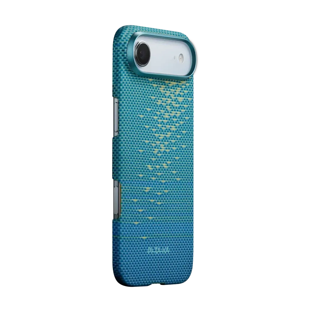 PITAKA Aramid Fibre Ultra-Slim Case for iPhone Air Lucid Blue