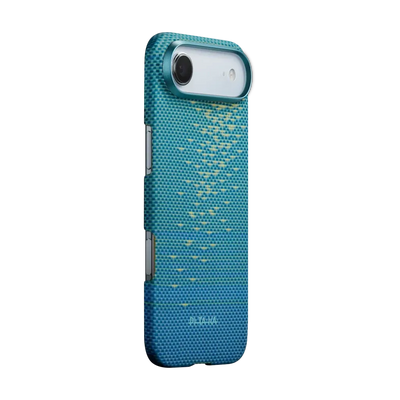 PITAKA Aramid Fibre Ultra-Slim Case for iPhone Air Lucid Blue