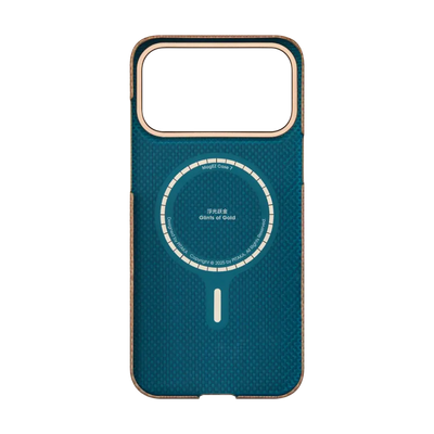 PITAKA Aramid Fibre Ultra-Slim Case for iPhone 17 Pro Max Golden Glint