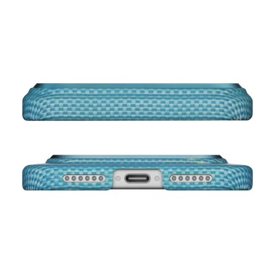 PITAKA Aramid Fibre Ultra-Slim Case for iPhone 17 Pro Max Lucid Blue