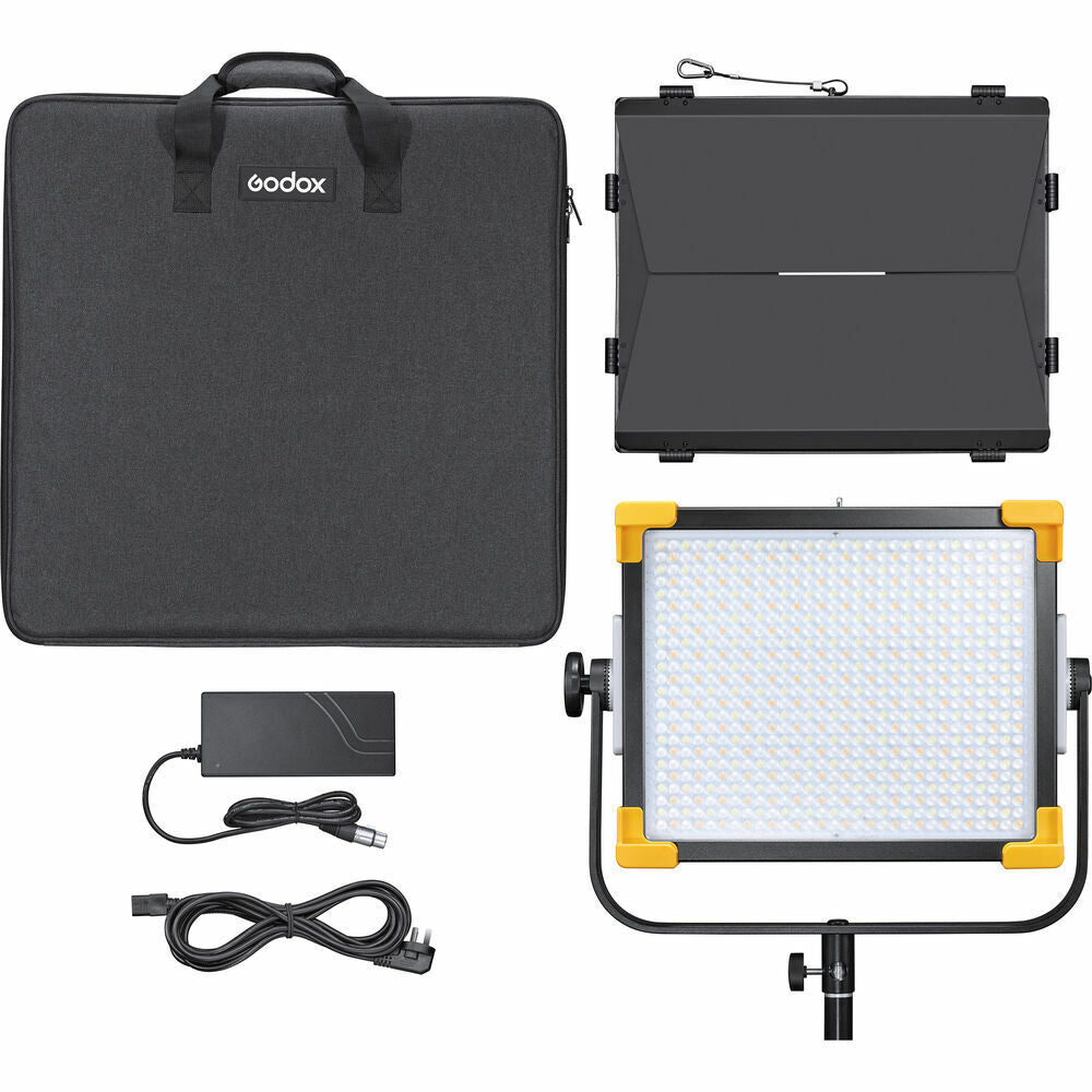 Godox LD75R 75W RGB Panel Light Inc Barndoors