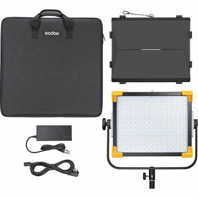 Godox LD75R 75W RGB Panel Light Inc Barndoors