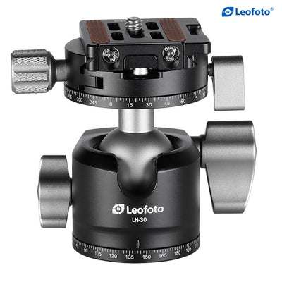 Leofoto LH-30R Low Profile Dual Pan Ball Head