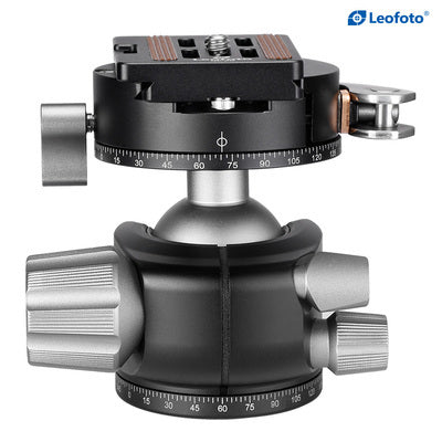 LEOFOTO LH-36PCL Dual Pan Quick Release Low Profile Ball Head