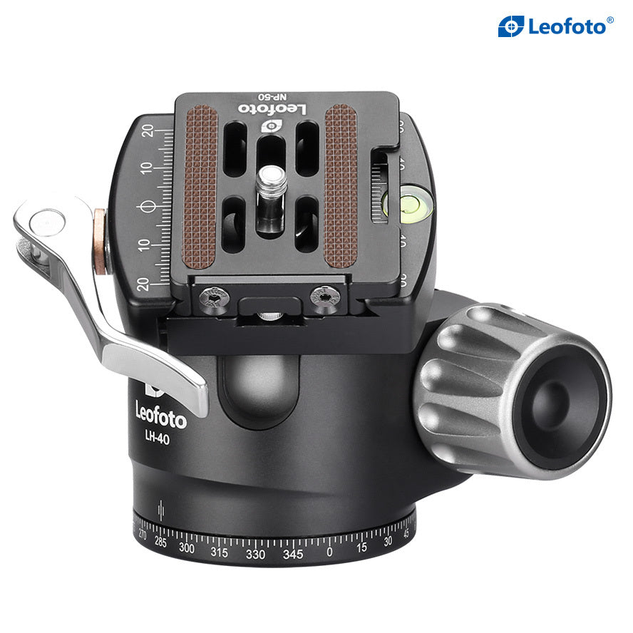 Leofoto LH-40LR Low Profile Quick Release Ball Head (DOUBLE-ACTION)