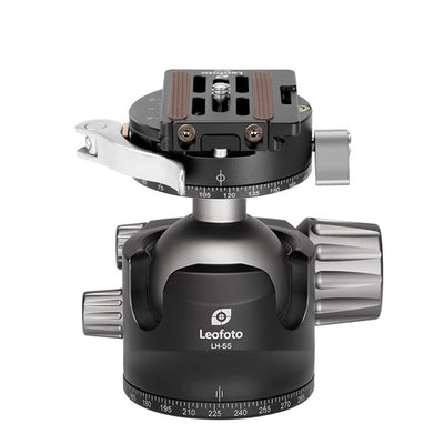 Leofoto LH-55PCL Dual Pan Quick Release Low Profile Ball Head