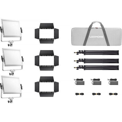 Godox Litemons LP400Bi Bi-Color LED Light Panel (3-Light Kit)