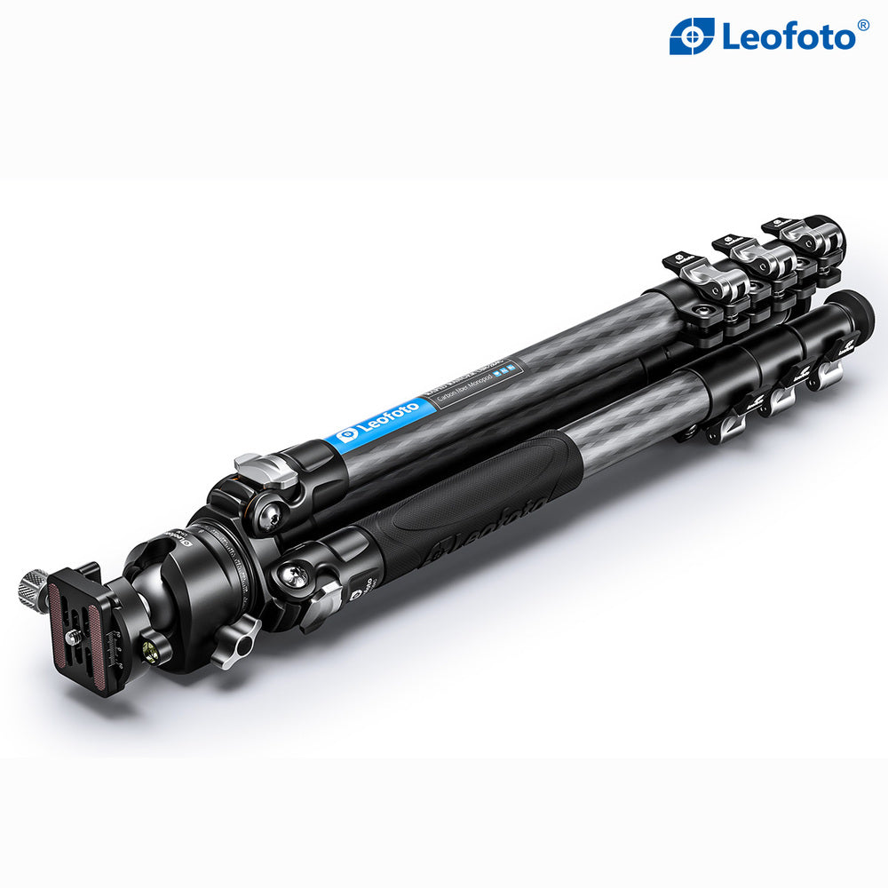 Leofoto LSR-284C+LH30 Ranger Series Carbon Fibre Tripod Kit with Flip Lock