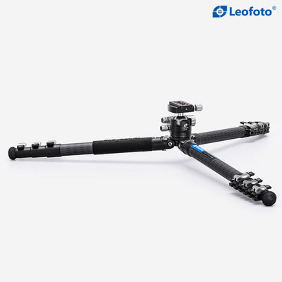 Leofoto Ranger LSR-324C+LH-40 Carbon Fibre Tripod Kit with Flip Lock