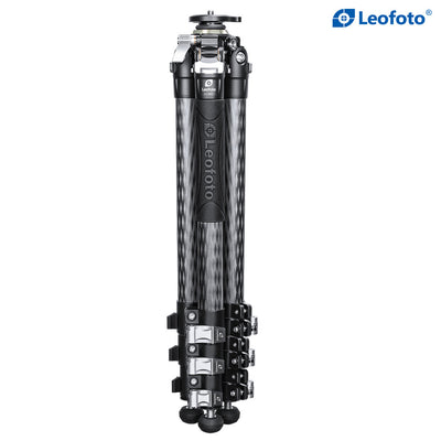 Leofoto Manba Series LV-284C+BV5 Carbon Fiber Video Tripod Kit with Flip Lock