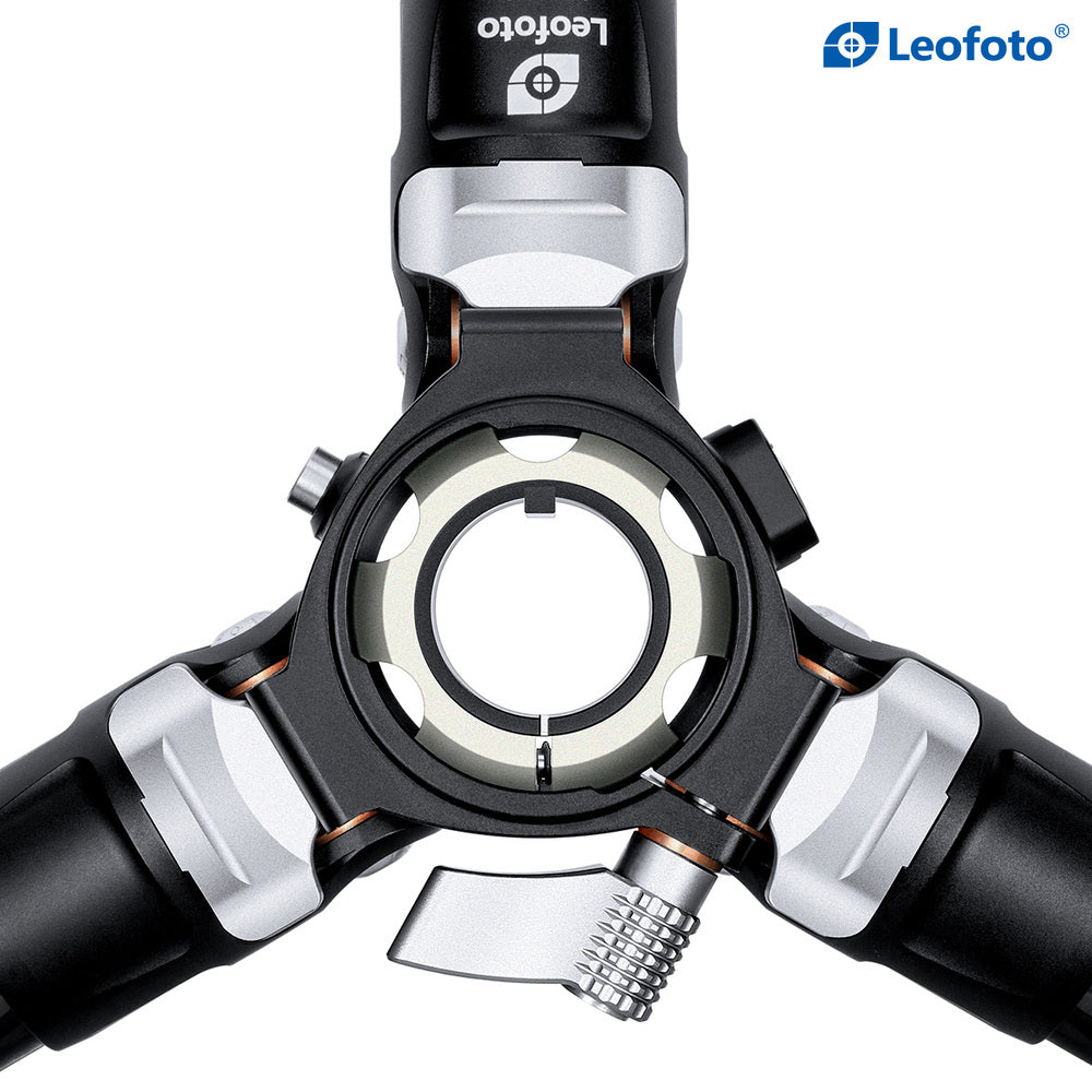 Leofoto Manba Series LV-324C Carbon Fiber Video Tripod with Flip Lock