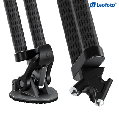 Leofoto LVC-193C+BV-10 Carbon Fiber Twin Leg Video Tripod Kit
