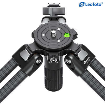 Leofoto LVC-193C+BV-10 Carbon Fiber Twin Leg Video Tripod Kit