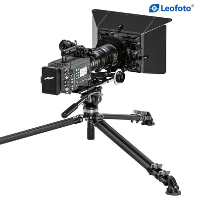 Leofoto LVC-193C+BV-10 Carbon Fiber Twin Leg Video Tripod Kit