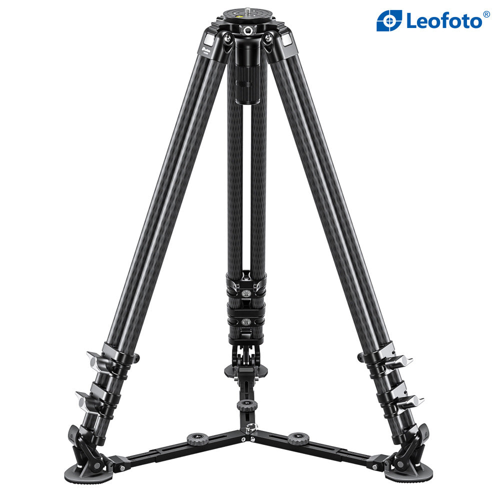 Leofoto LVC-193C+BV-10 Carbon Fiber Twin Leg Video Tripod Kit
