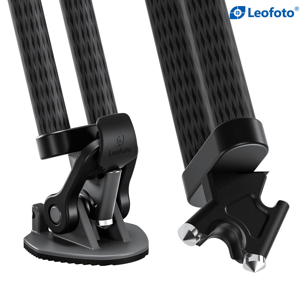 Leofoto LVC-253C+BV-15 Carbon Fiber Twin Leg Video Tripod Kit