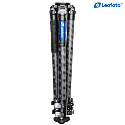 Leofoto Manba Series LVM-323C+BV15 Carbon Fiber Video Tripod Kit with Flip Lock