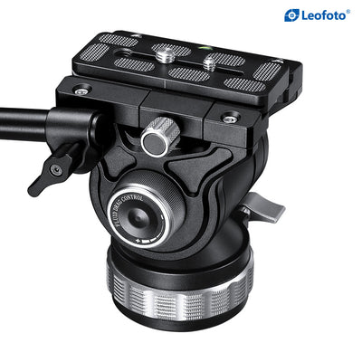 Leofoto Manba Series LVM-323C+BV15 Carbon Fiber Video Tripod Kit with Flip Lock