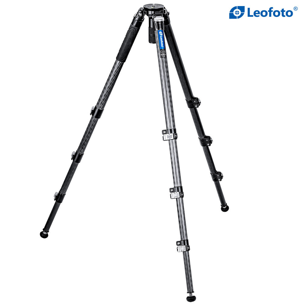 Leofoto Manba Series LVM-324C Carbon Fiber Video Tripod with Flip Lock