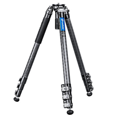 Leofoto Manba Series LVM-324C Carbon Fiber Video Tripod with Flip Lock
