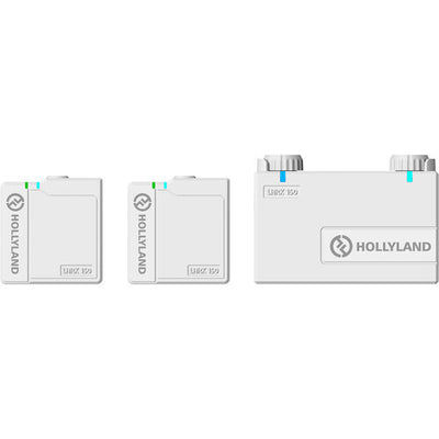 Hollyland LARK 150 Wireless Duo Microphone System (2.4 GHz, White)