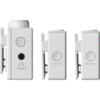 Hollyland LARK 150 Wireless Duo Microphone System (2.4 GHz, White)