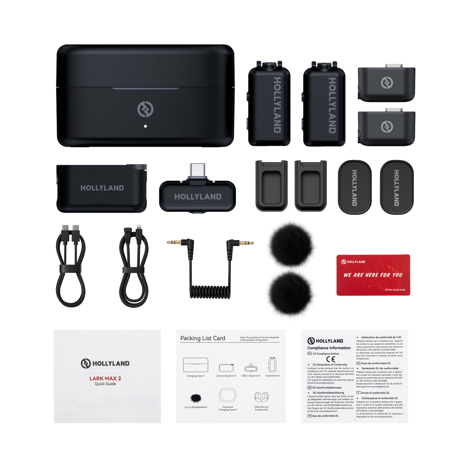 Hollyland Lark Max 2 Wireless Microphone Combo Kit for 2 Person