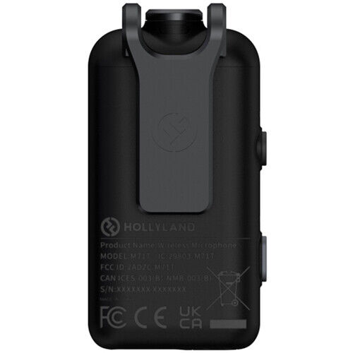 Hollyland LARK MAX 2 Clip-On Wireless Microphone Transmitter (Space Gray, 2.4 GHz)