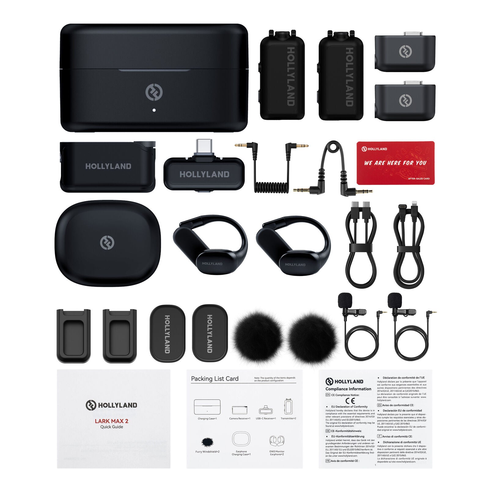 Hollyland Lark Max 2 Wireless Microphone Set Ultimate Combo Kit